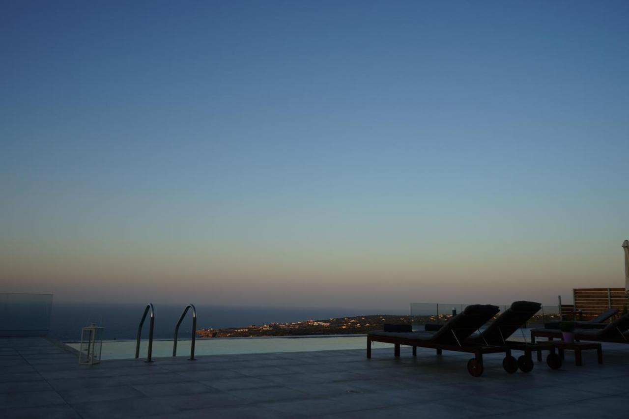 Eva Villas West With Infinity Pool & And Panoramic Sea View Gerani Chanion Dış mekan fotoğraf