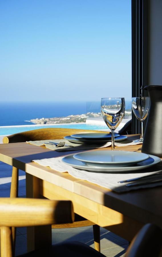 Eva Villas West With Infinity Pool & And Panoramic Sea View Gerani Chanion Dış mekan fotoğraf