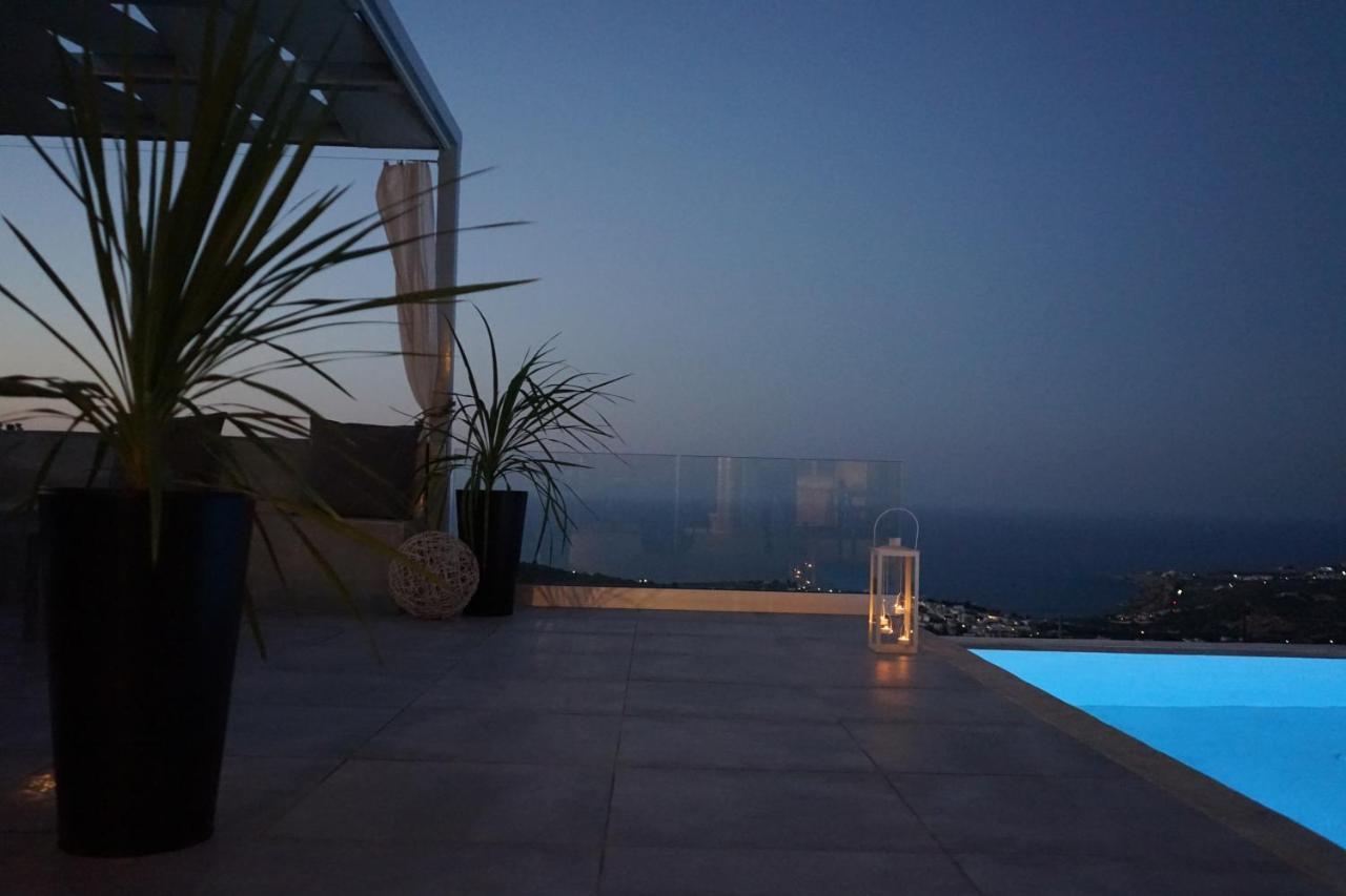 Eva Villas West With Infinity Pool & And Panoramic Sea View Gerani Chanion Dış mekan fotoğraf