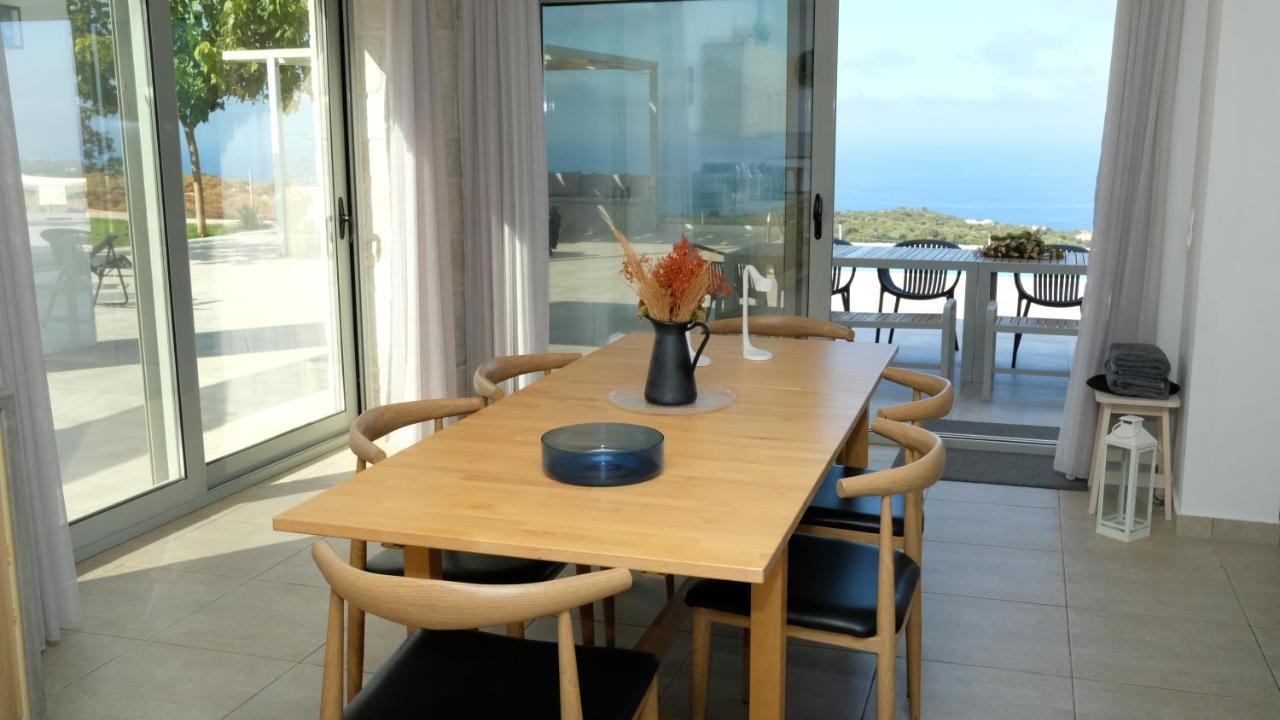 Eva Villas West With Infinity Pool & And Panoramic Sea View Gerani Chanion Dış mekan fotoğraf