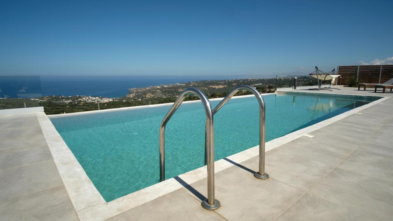 Eva Villas West With Infinity Pool & And Panoramic Sea View Gerani Chanion Dış mekan fotoğraf