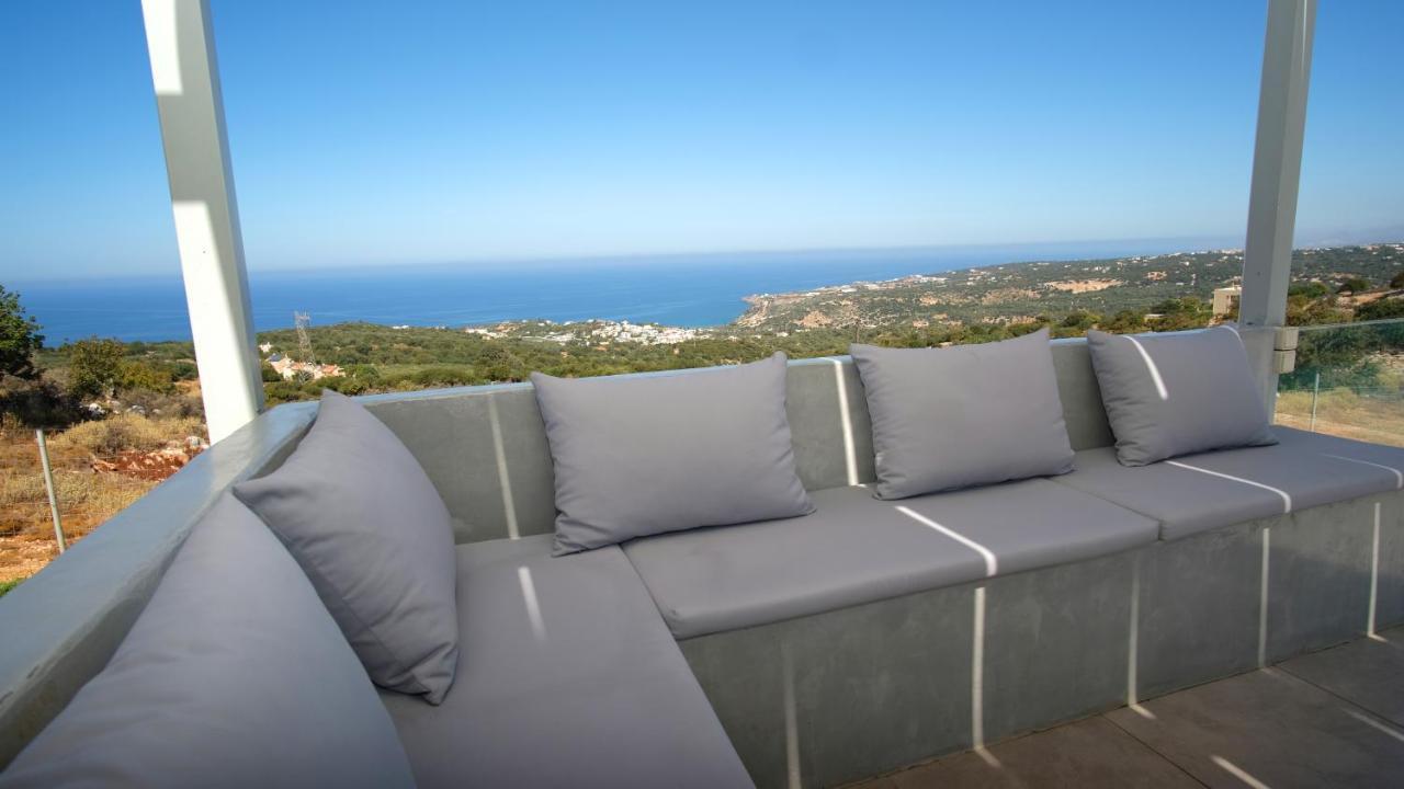 Eva Villas West With Infinity Pool & And Panoramic Sea View Gerani Chanion Dış mekan fotoğraf